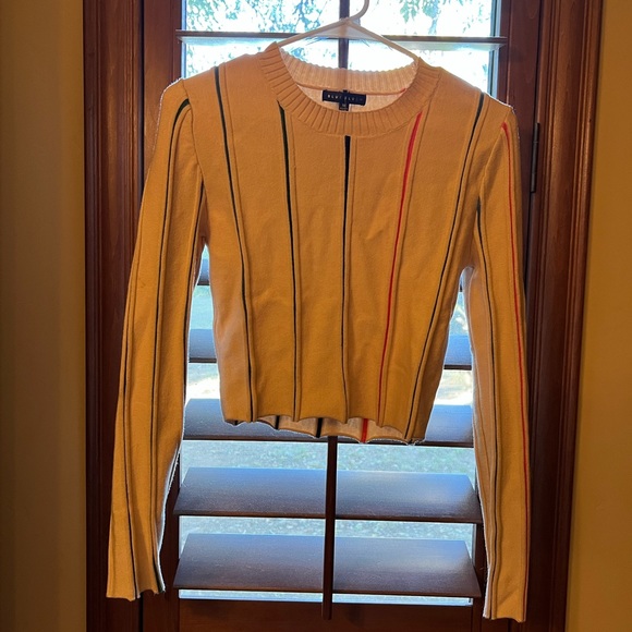 Savannah Crop Sweater Blush